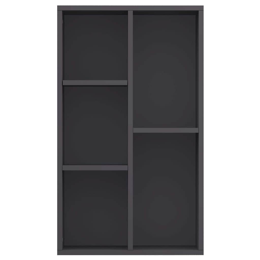 Book Cabinet/Sideboard Grey  Chipboard