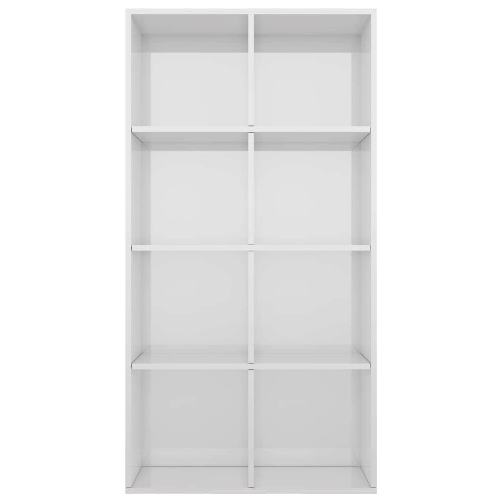 Book Cabinet/Sideboard High Gloss White Chipboard