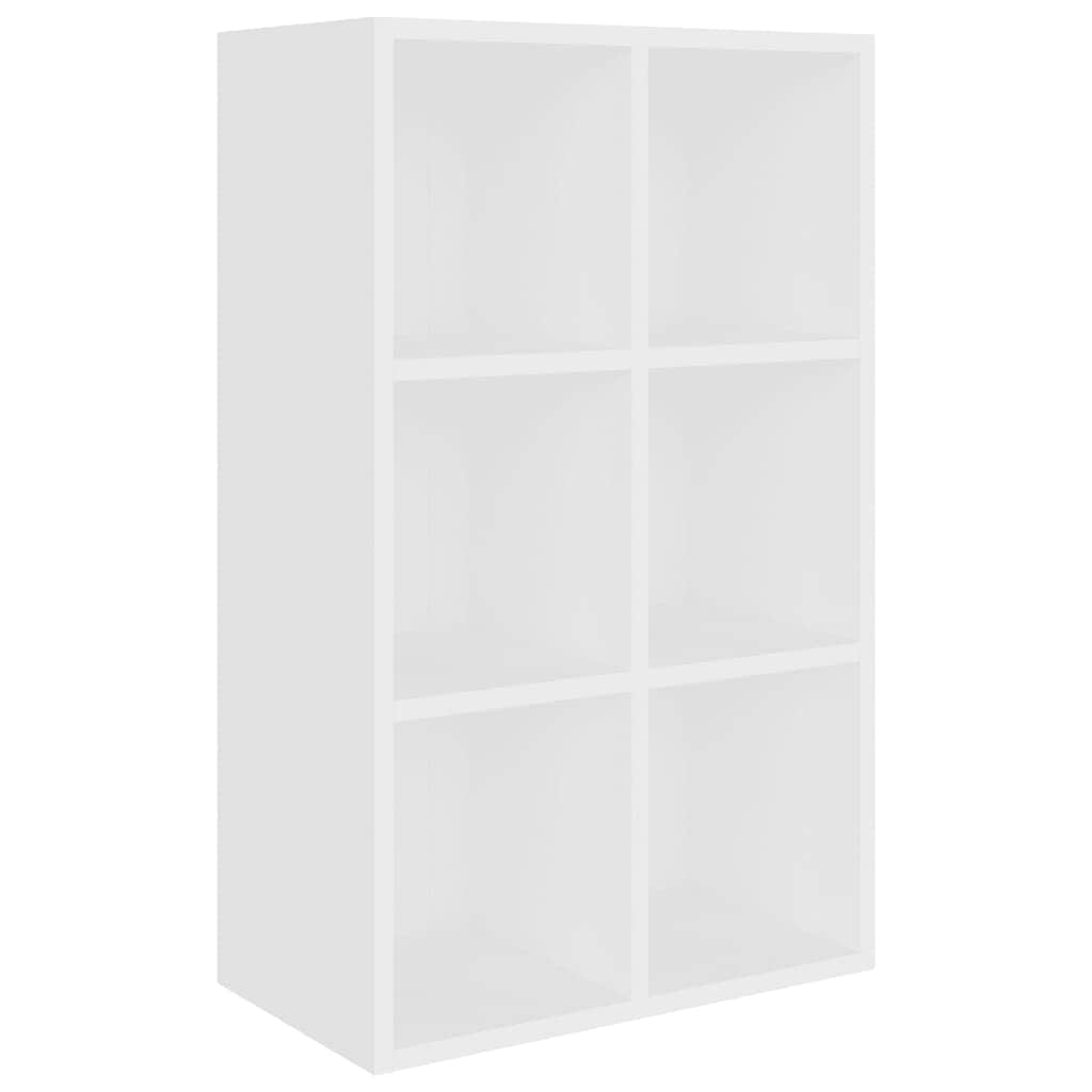 Book Cabinet/ Sideboard  White Chipboard