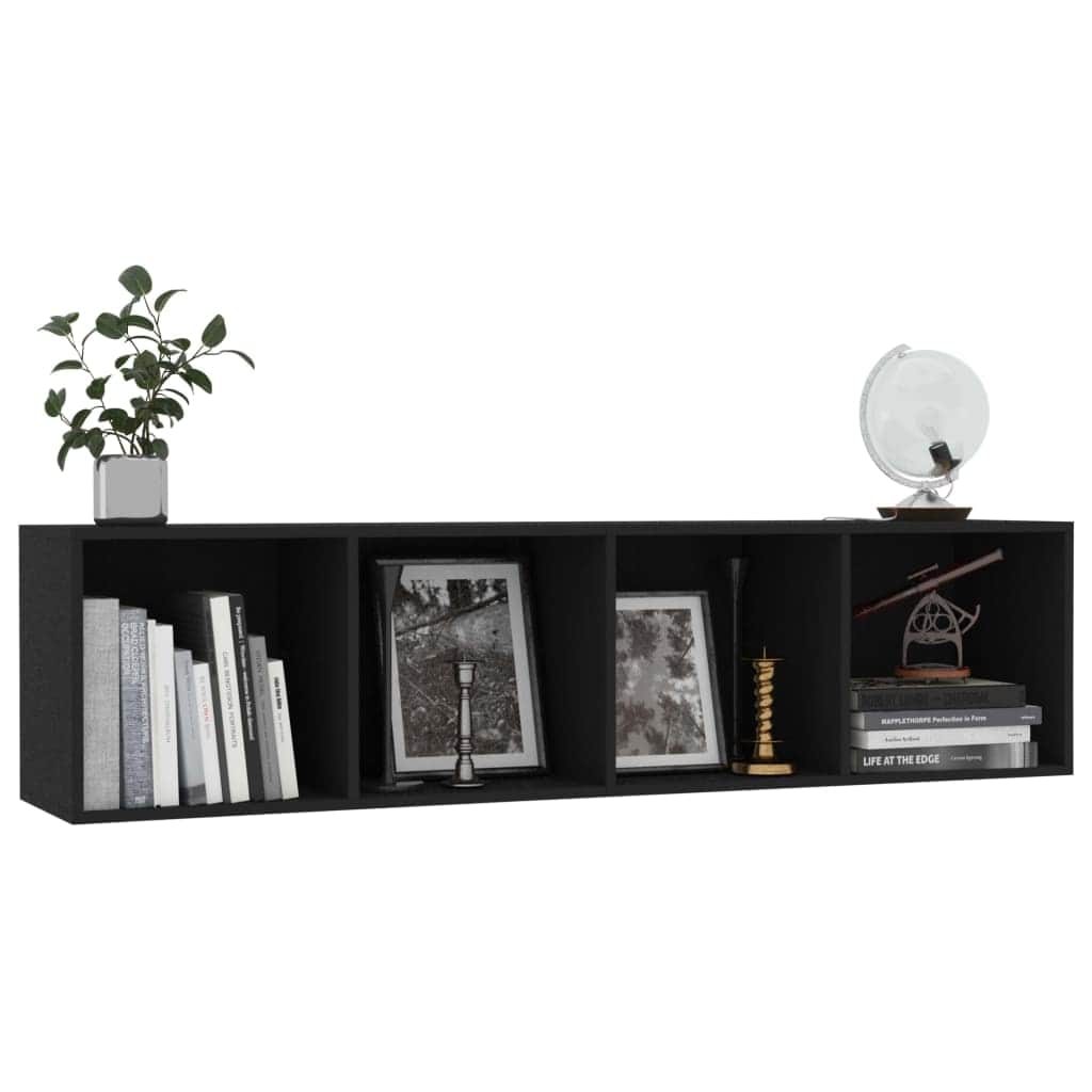 Book Cabinet/TV Cabinet Black