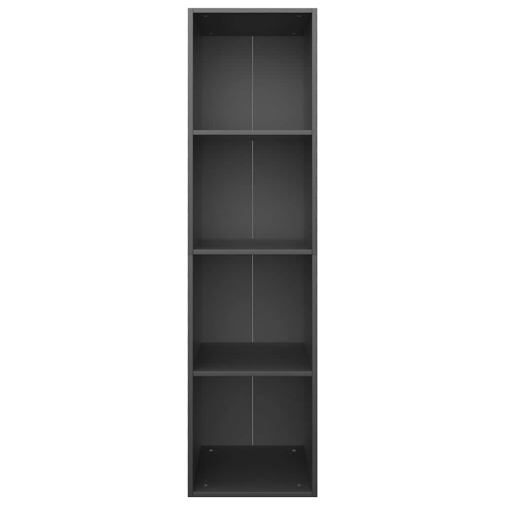 Book Cabinet/TV Cabinet  Black Chipboard