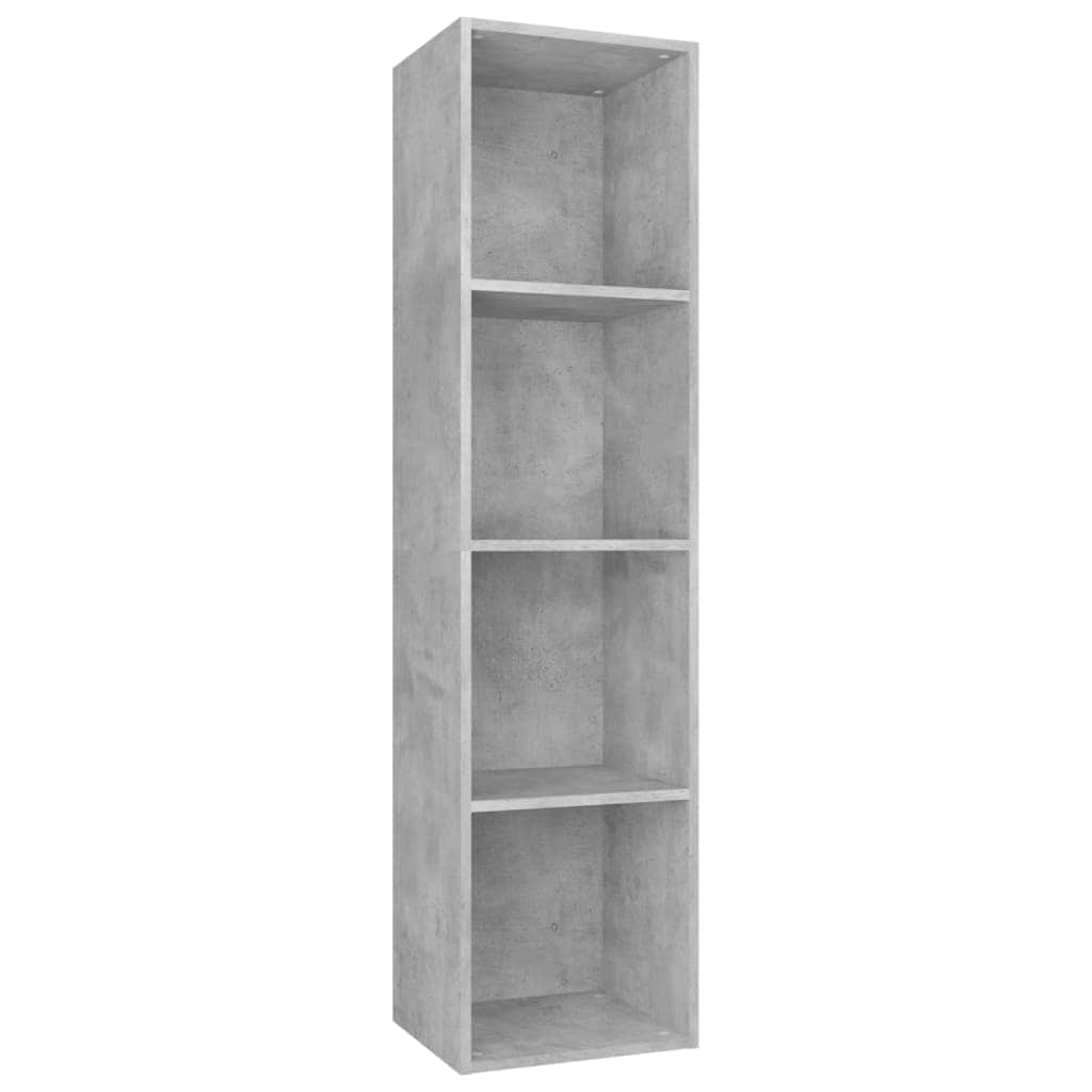 Book Cabinet/TV  Cabinet Concrete Grey Chipboard