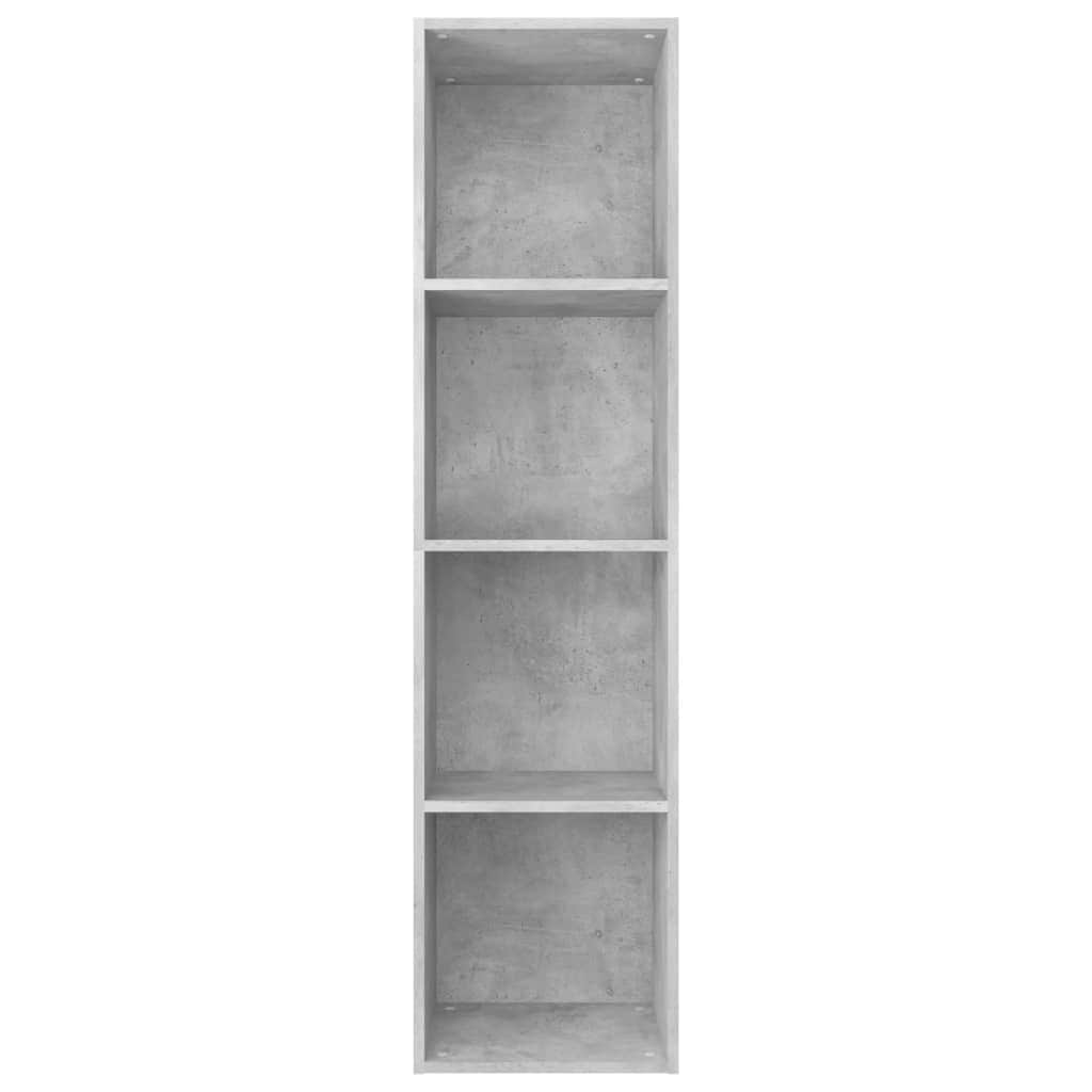 Book Cabinet/TV  Cabinet Concrete Grey Chipboard