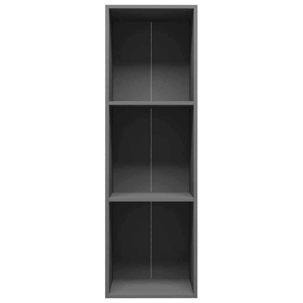 Book Cabinet/TV Cabinet Grey Chipboard