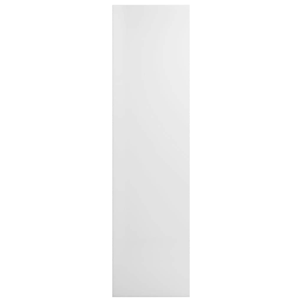 Book Cabinet/TV  Cabinet High Gloss White Chipboard