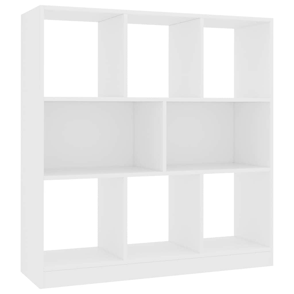 Book Cabinet White Chipboard