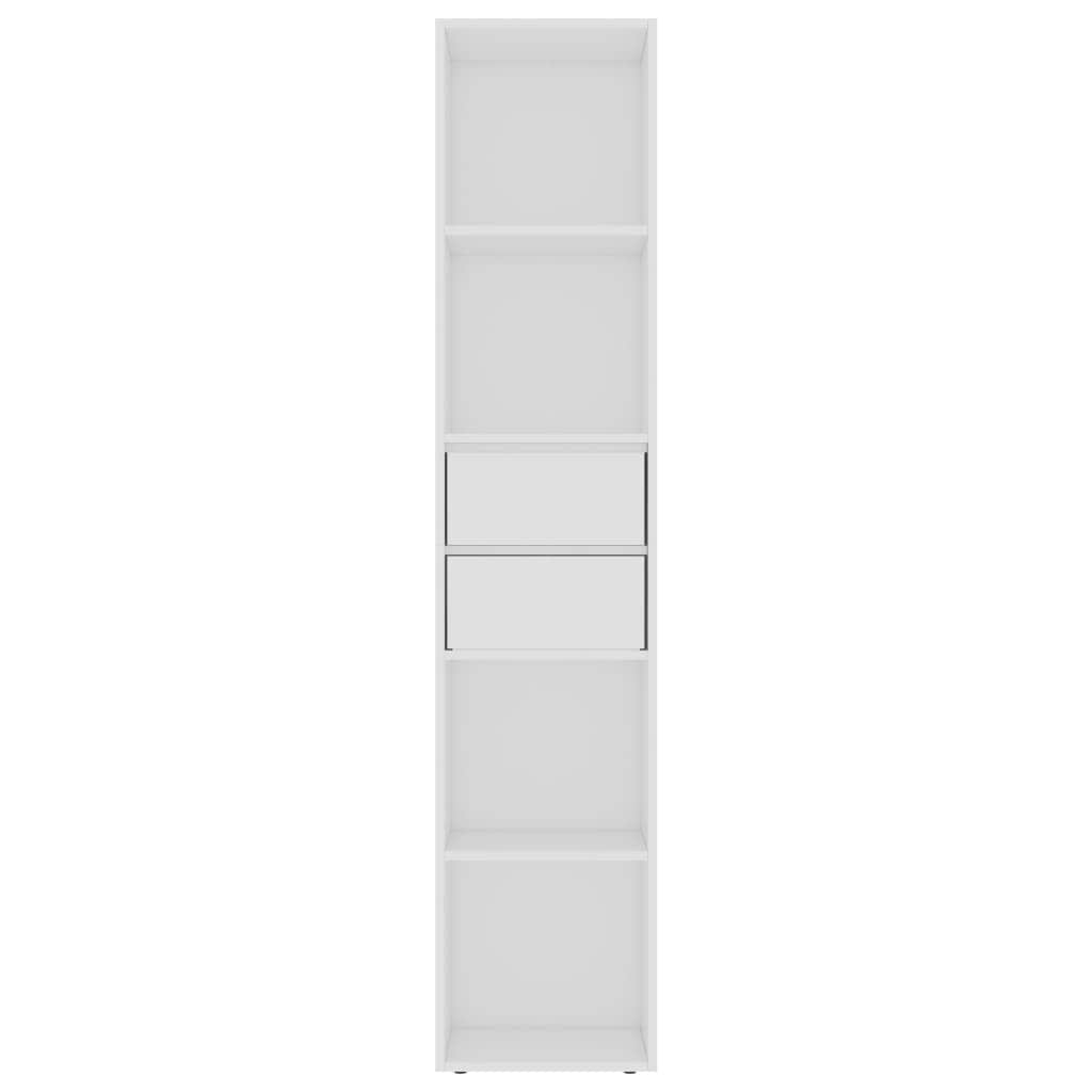 Book Cabinet White Chipboard