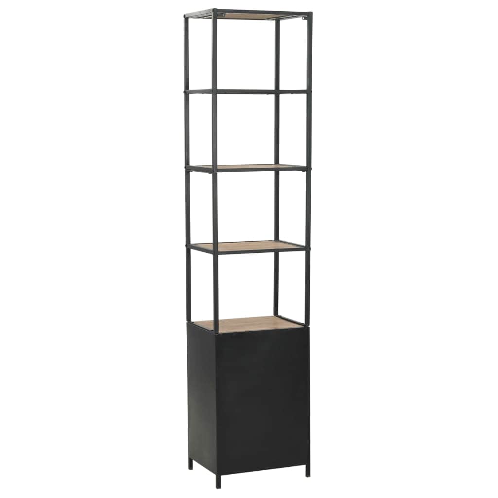 Bookcase Solid Firwood and Steel