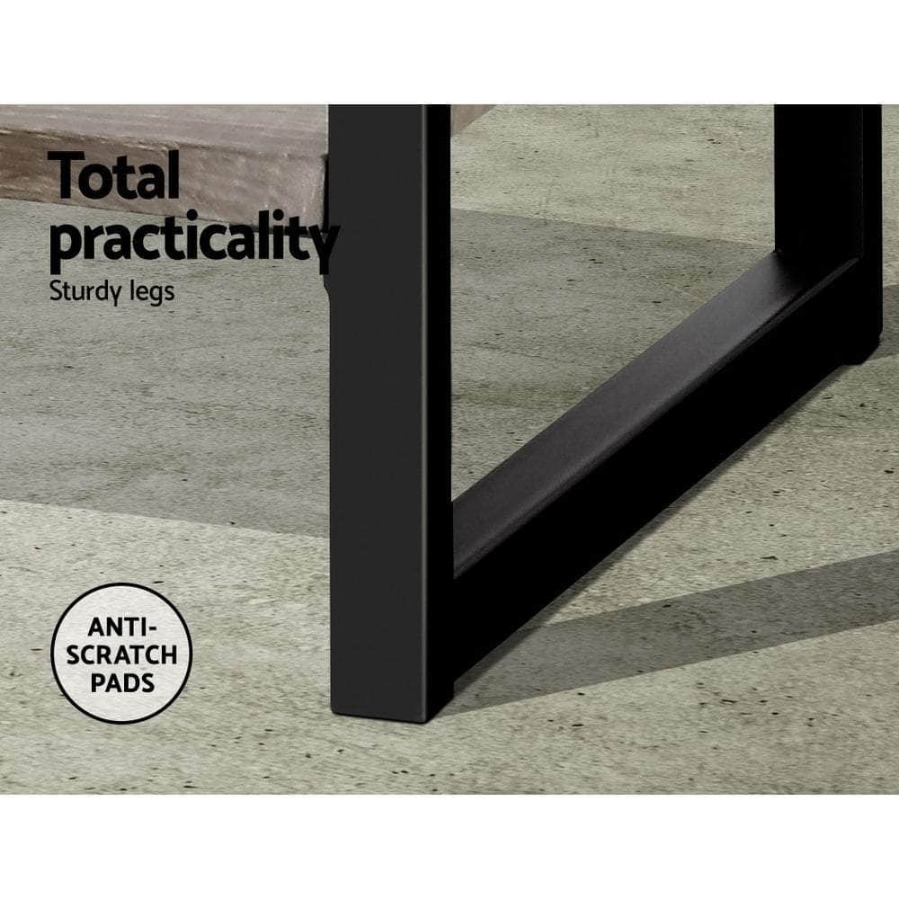 Bookshelf 3 Tiers - Noe Black And Oak