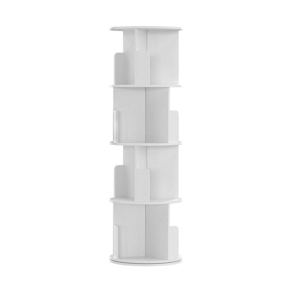 Bookshelf 4 Tiers Edie White | White colour