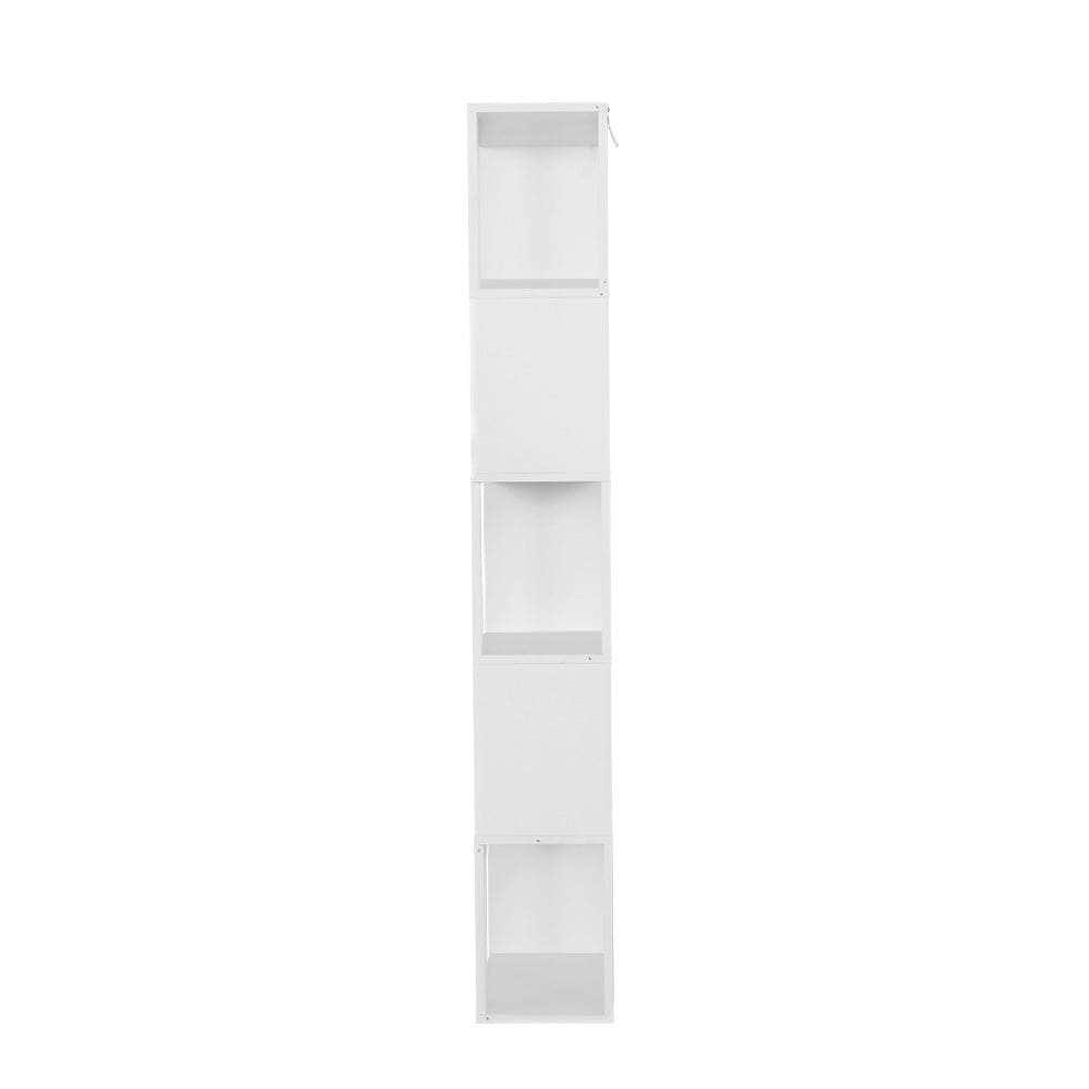 Bookshelf 5 Tiers - Lina White | White colour