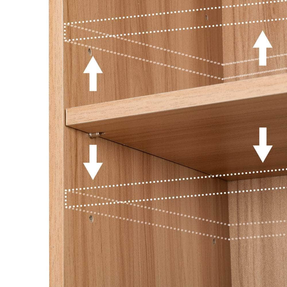 Bookshelf 5 Tiers Milo Pine
