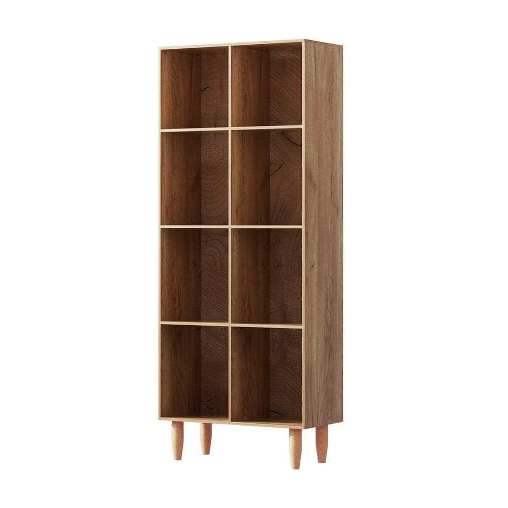 Bookcases & Shelves - Bookshelf Bookcase 4 Tiers LEOR Walnut