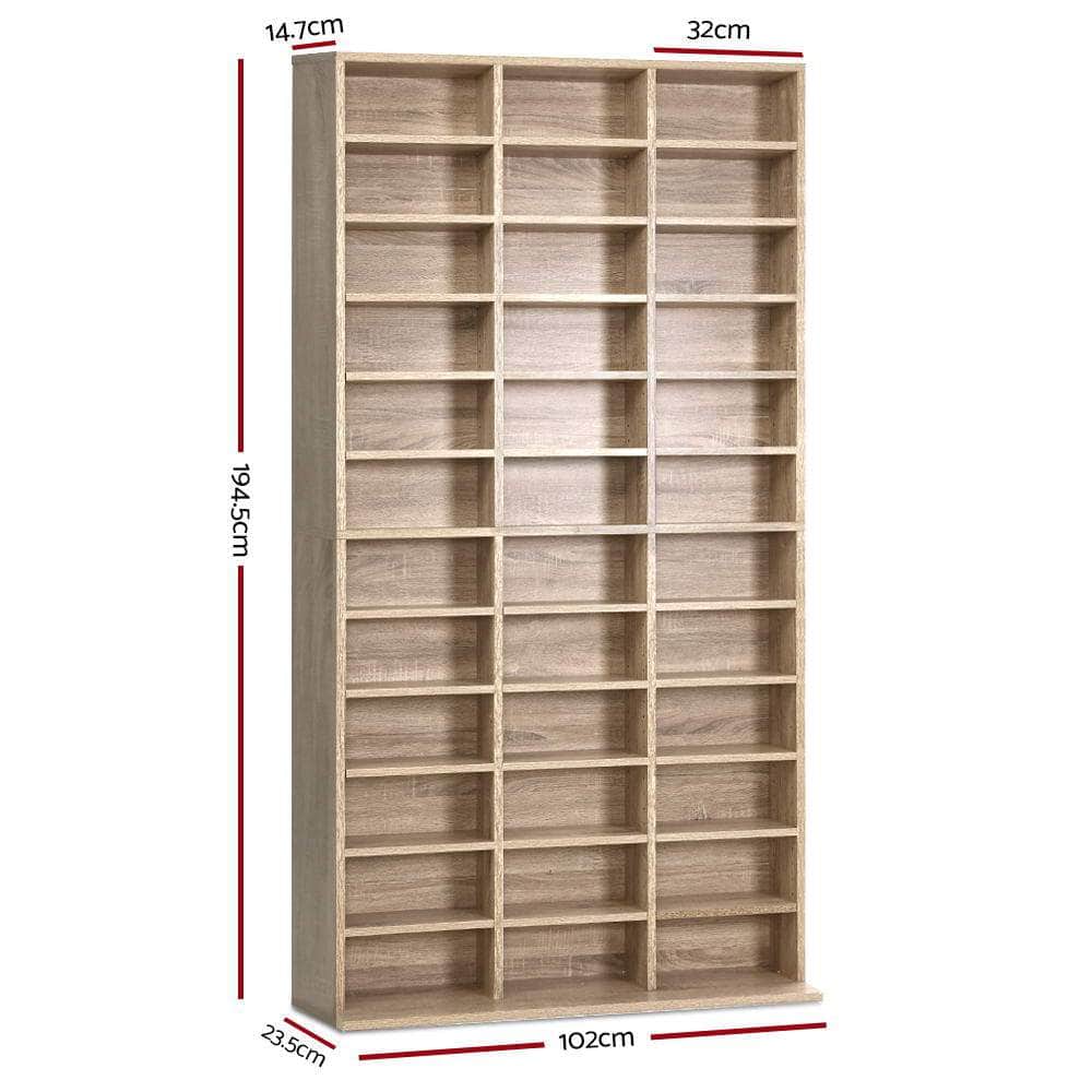 Bookshelf Cd Storage Rack - Bert Oak