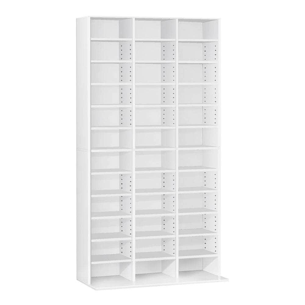Bookshelf Cd Storage Rack - Bert White