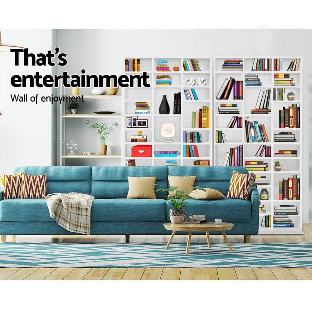 Bookshelf Cd Storage Rack - Bert White