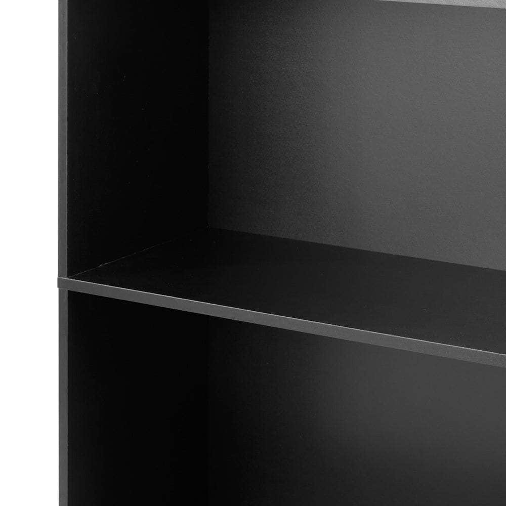 Bookshelf Display Shelf 5-Tier Black
