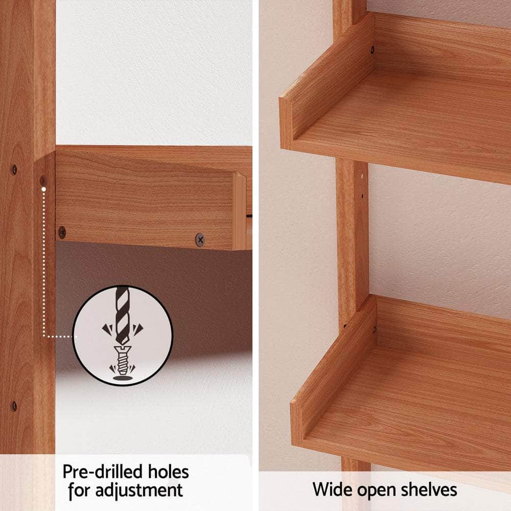 Bookshelf Floating Shelf  Capiz Oak