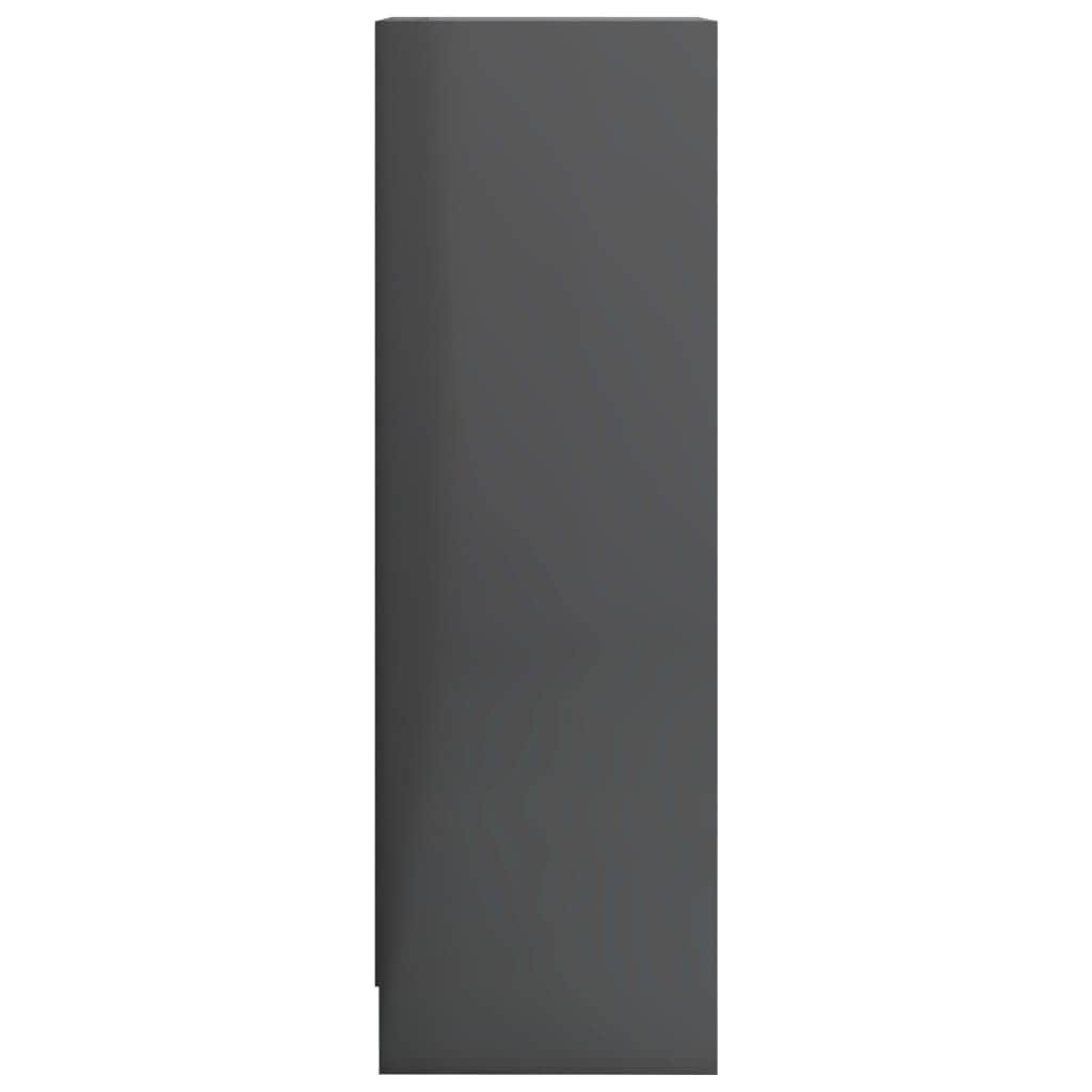 Bookshelf High Gloss Grey  Chipboard