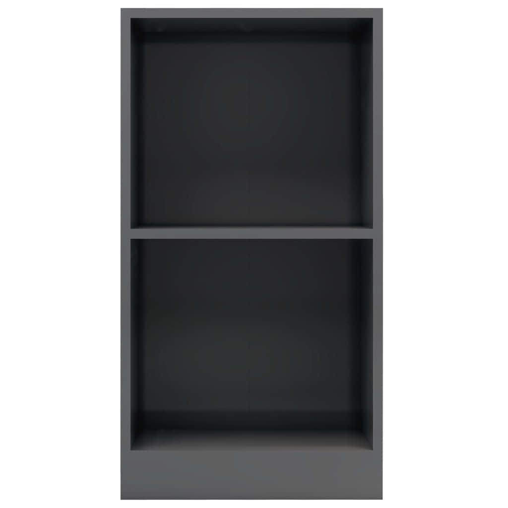 Bookshelf High Gloss Grey  Chipboard