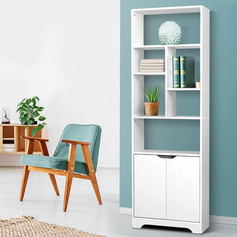 Bookshelf With Cabinet - Gina White