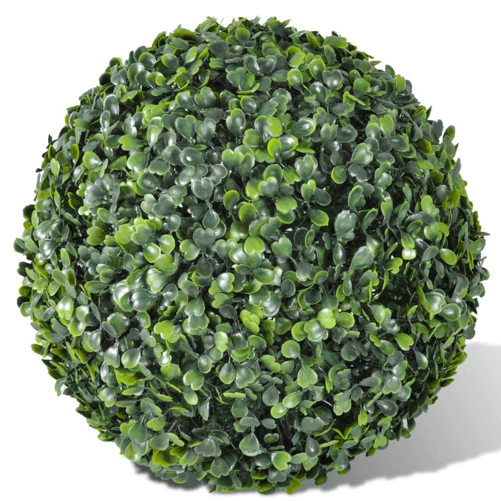 Boxwood Ball Artificial Leaf Topiary Ball 2 pcs - Simple deals