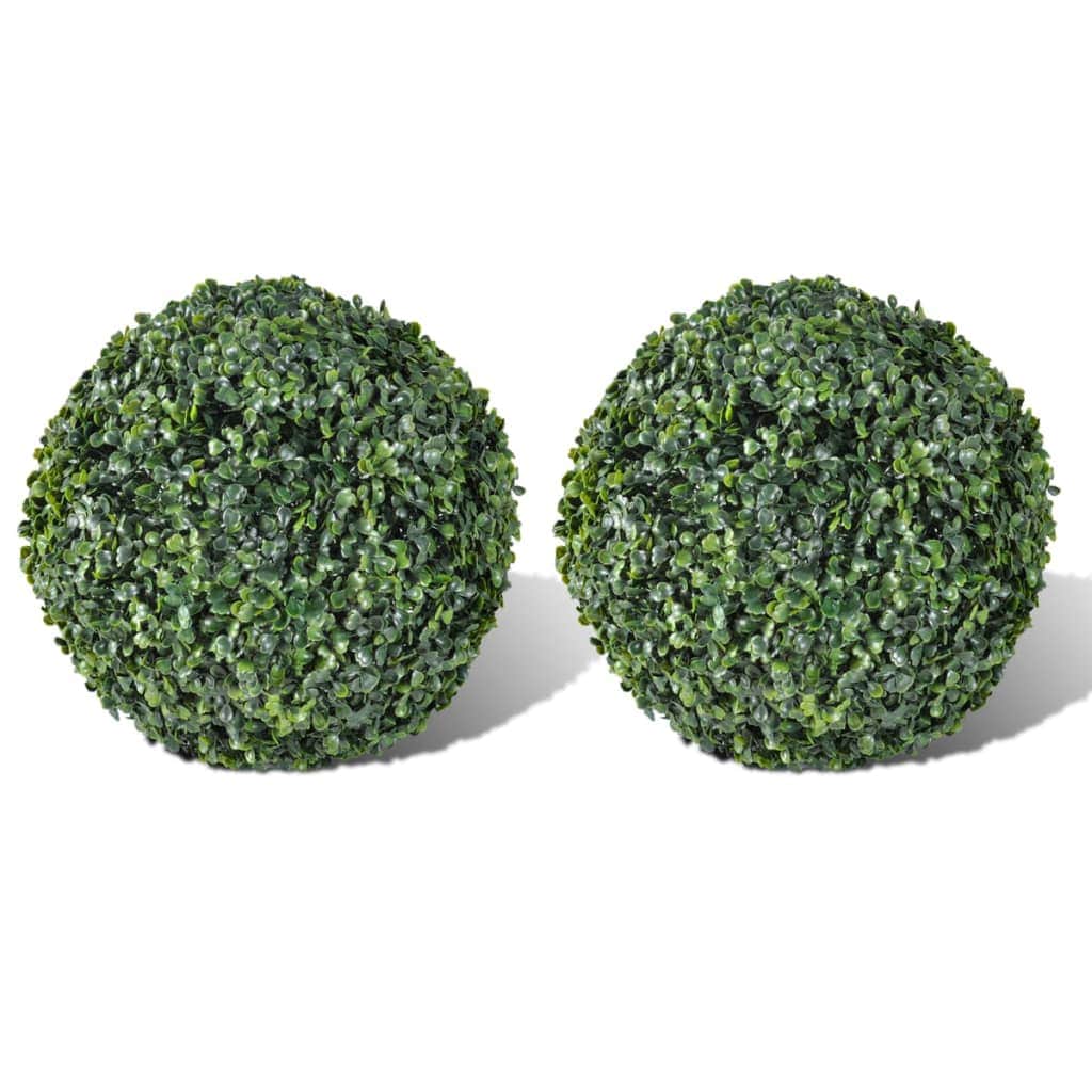 Boxwood Ball Artificial Leaf Topiary Ball - 2 pcs - Simple deals