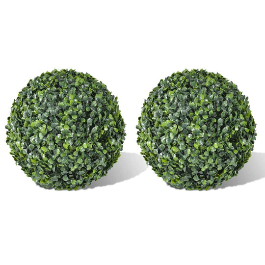 Boxwood Ball Artificial Leaf Topiary Ball 2 pcs - Simple deals
