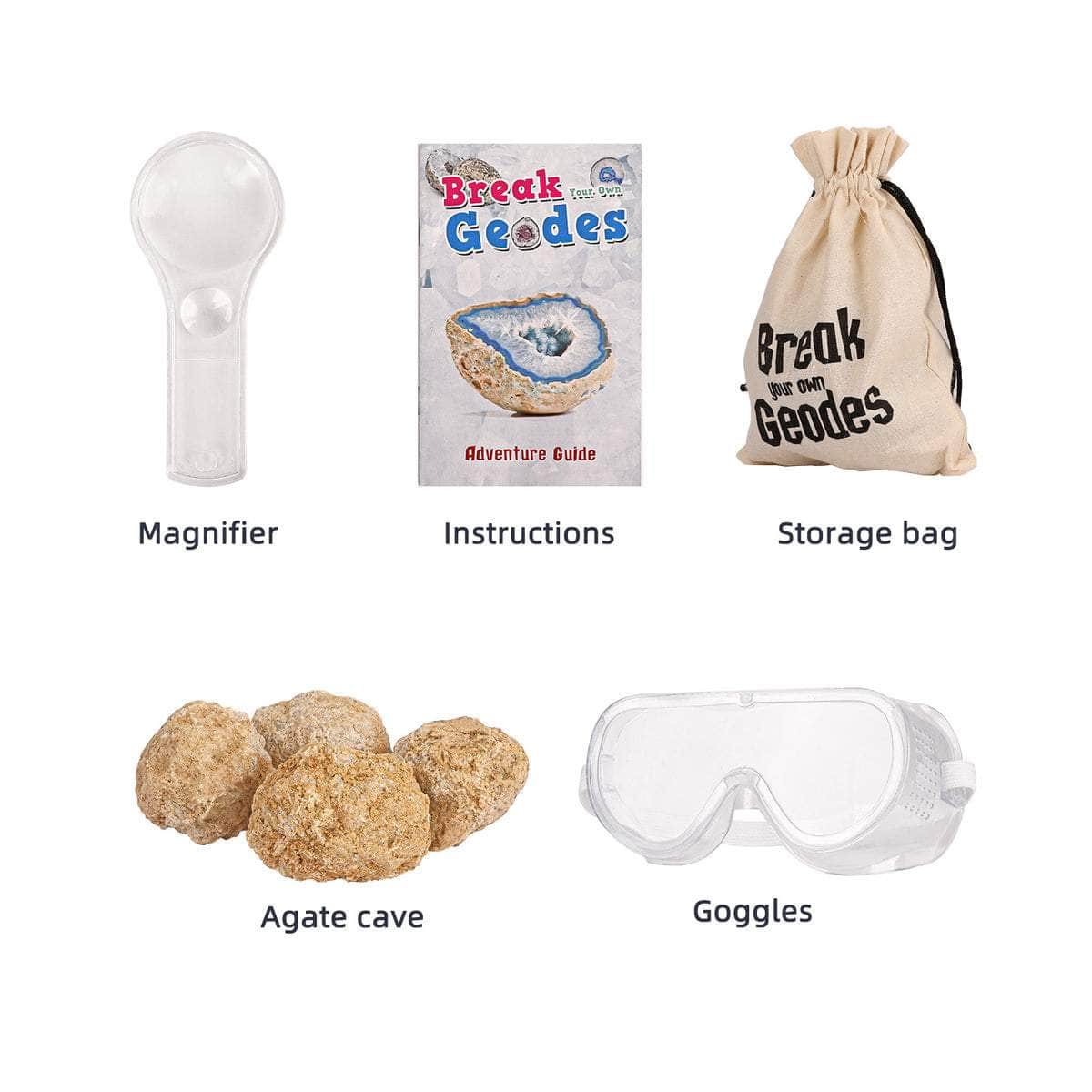 Break your own geodes kit