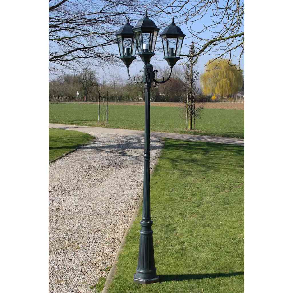Brighton Garden Light Post 3 - arms 230 cm Dark Green/Black - Simple deals