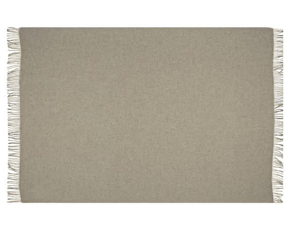 Brighton Throw - 100% Nz Wool - Beige