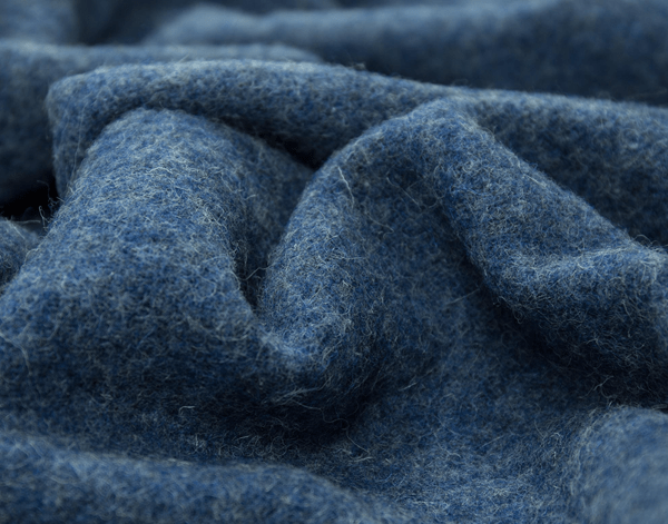 Brighton Throw - 100% Nz Wool - Navy