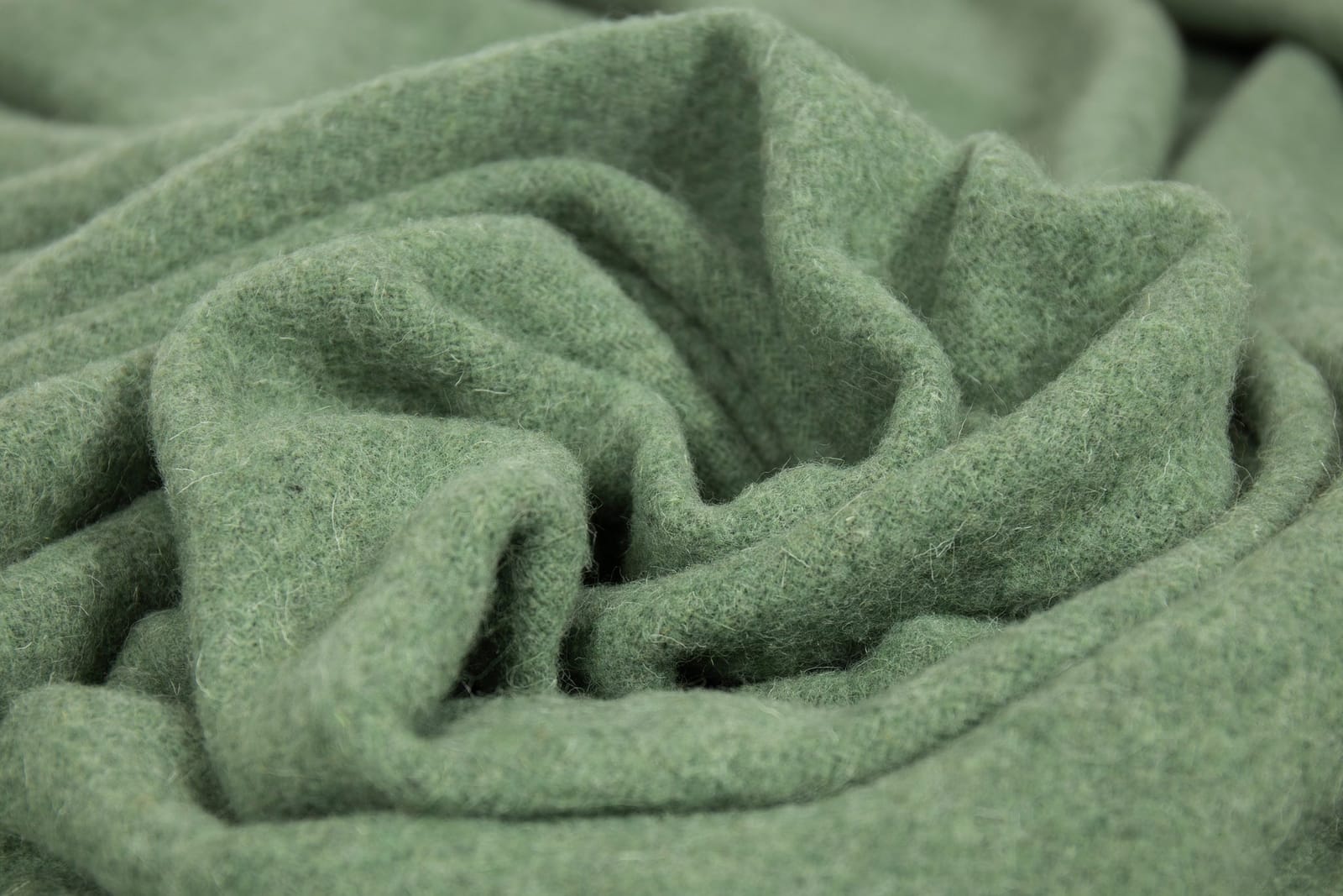 Brighton Throw - 100% Nz Wool - Sage with Blankets & Throws