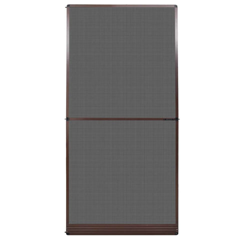 Brown-Hinged Insect Screen for Doors XL