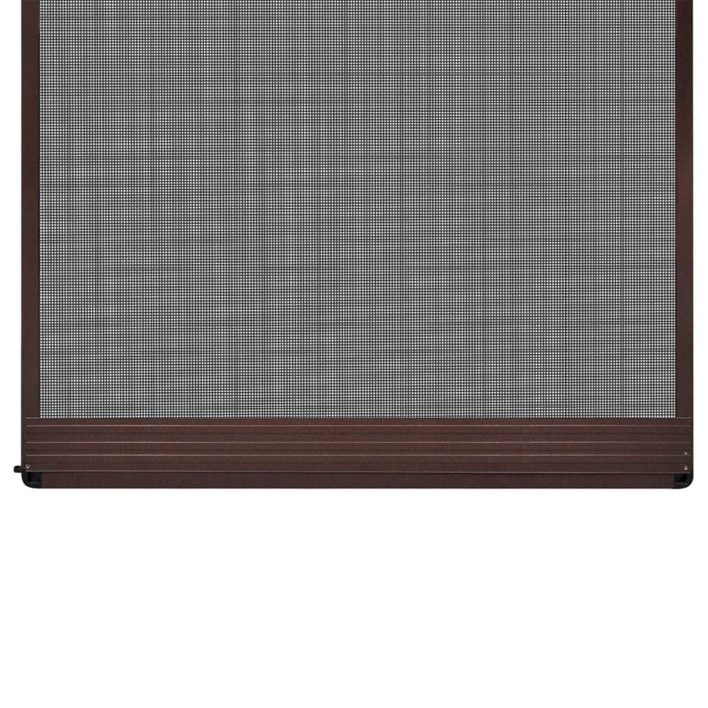 Brown-Hinged Insect Screen for Doors XL