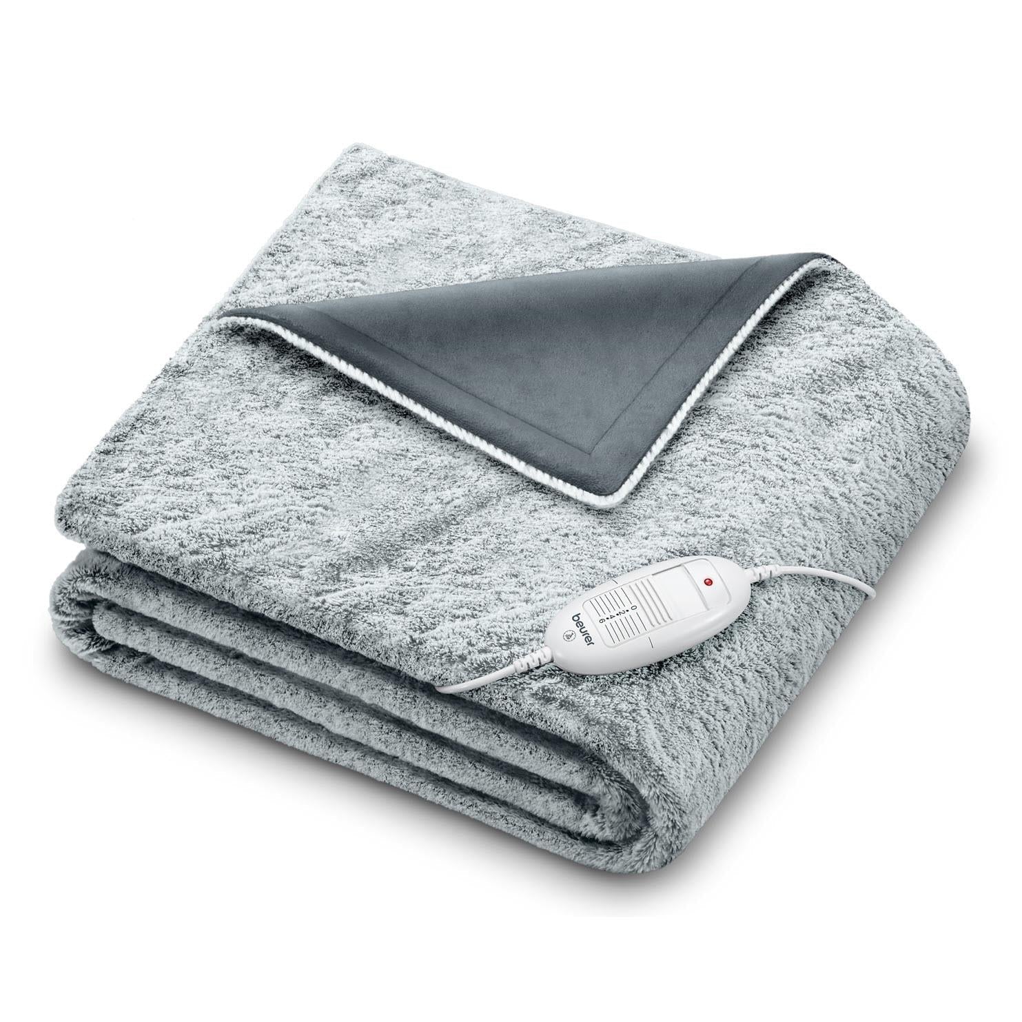 Buerer Heated Over blanket Throw (Cosy Nordic Grey)