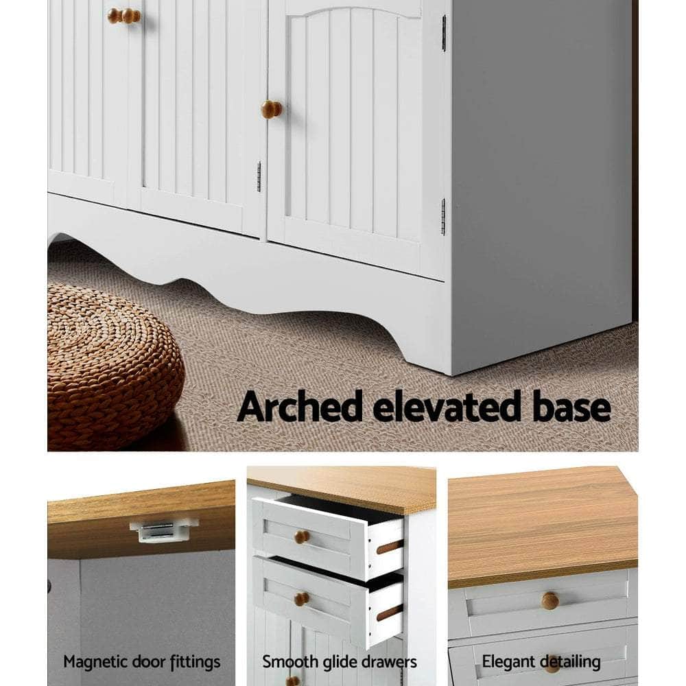 Buffet Sideboard 3 Doors - Berne White