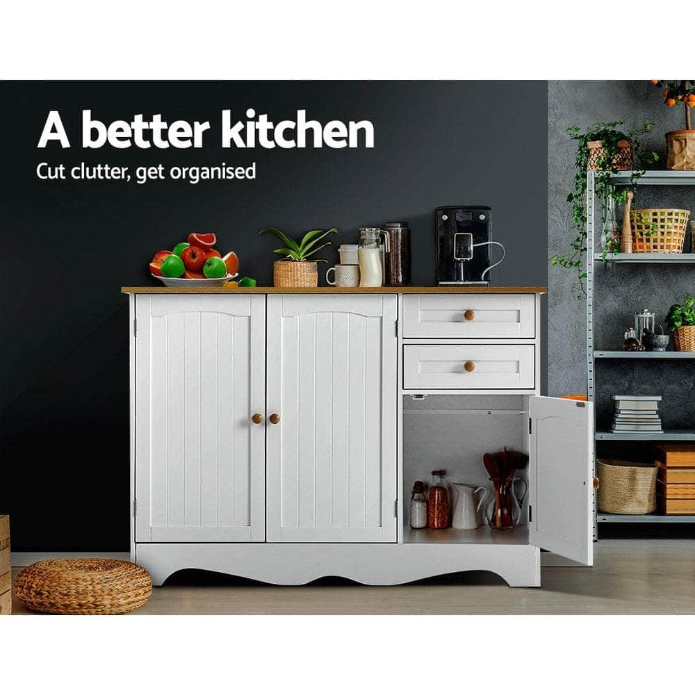 Buffet Sideboard 3 Doors - Berne White