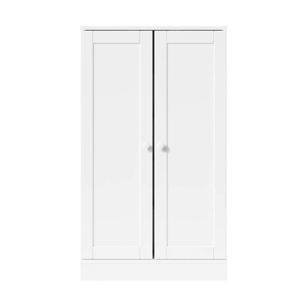 Buffet Sideboard Cabinet 2 Doors Cupboard Pantry Kitchen Storage White