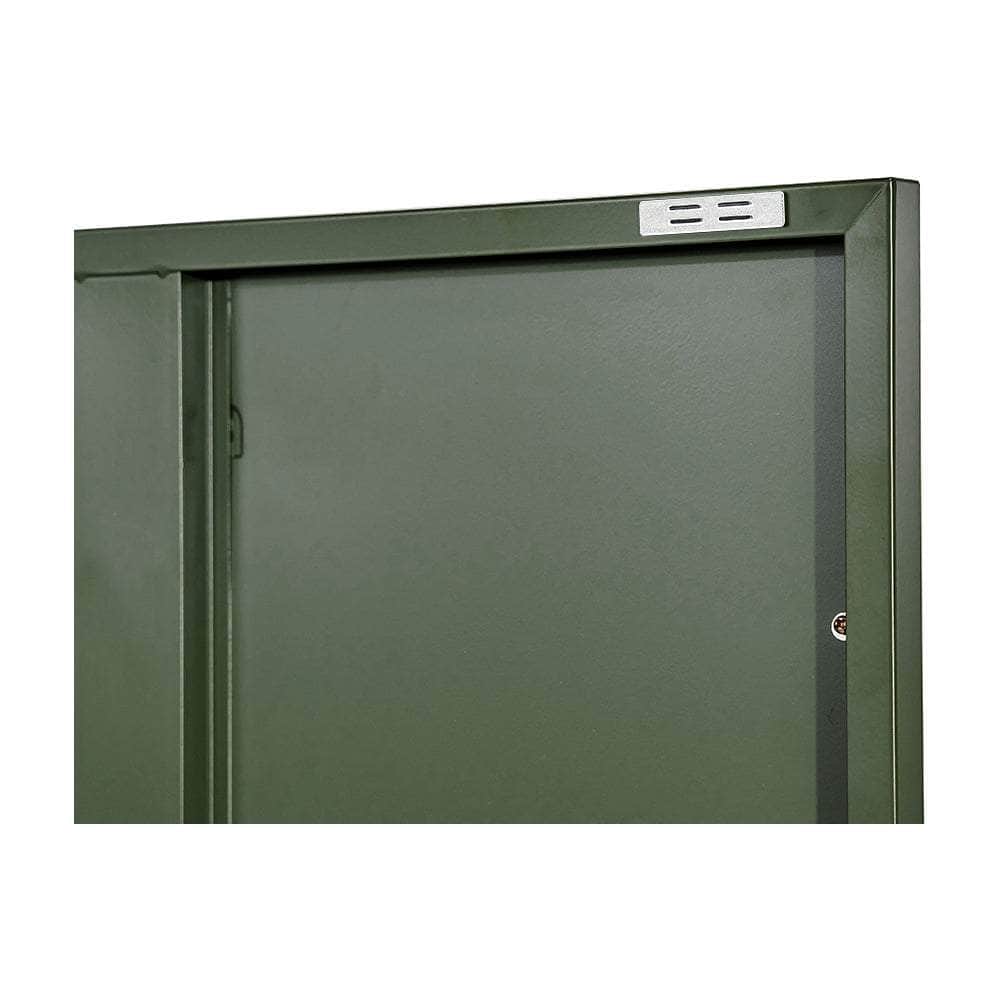 Buffet Sideboard Metal Cabinet - Double Green