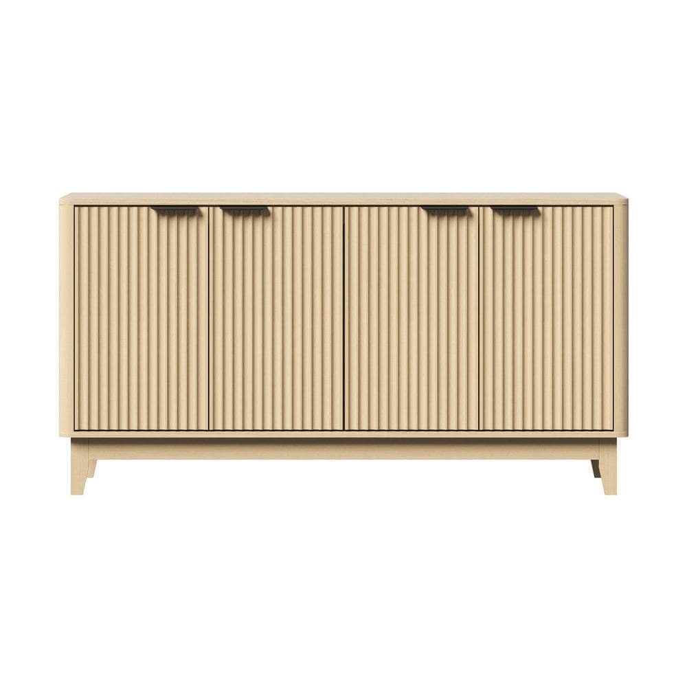 Buffet Sideboard Storage Cabinet 4 Doors Cupboard