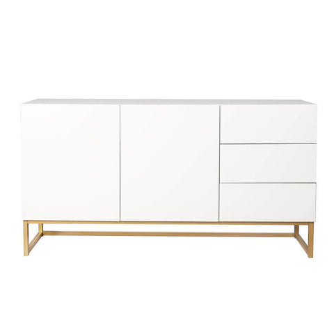 Buffet Sideboard Storage Cabinet White