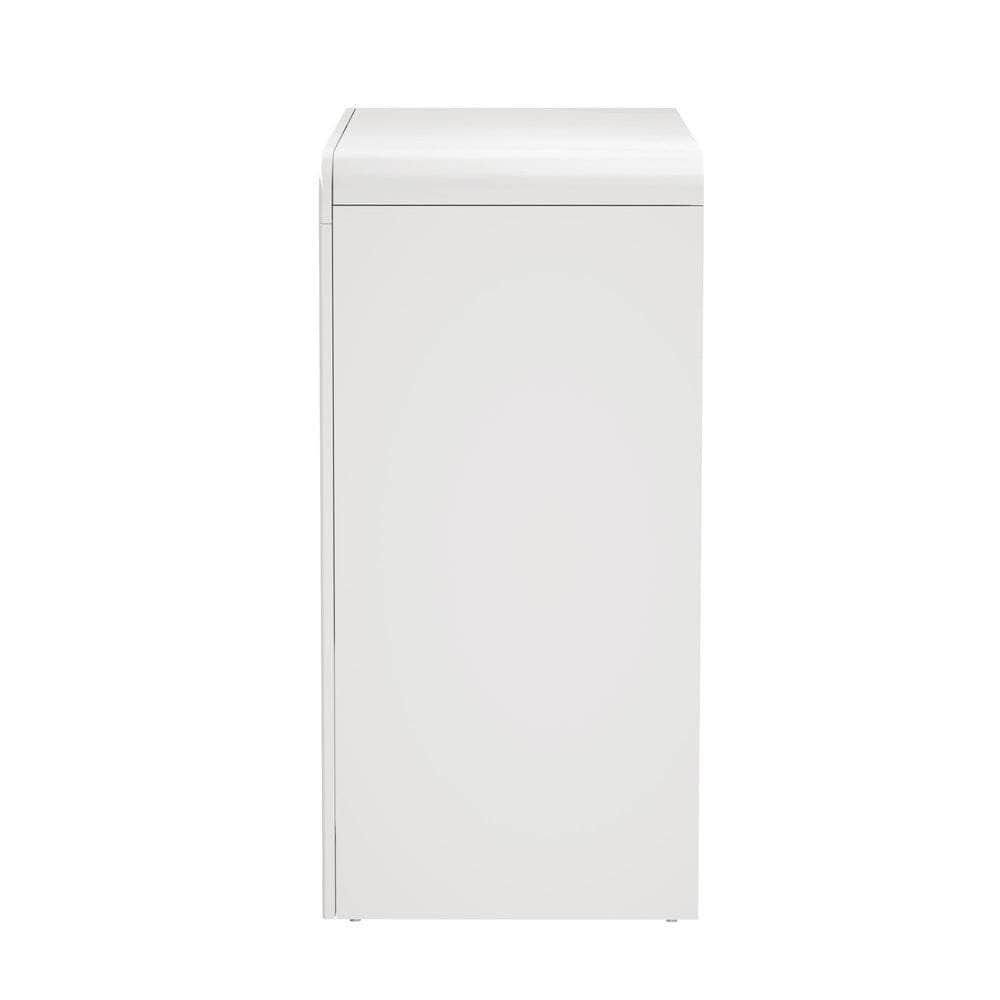 Buffet Sideboard Storage Cabinet White 2 Doors Cupboard for Dining Room