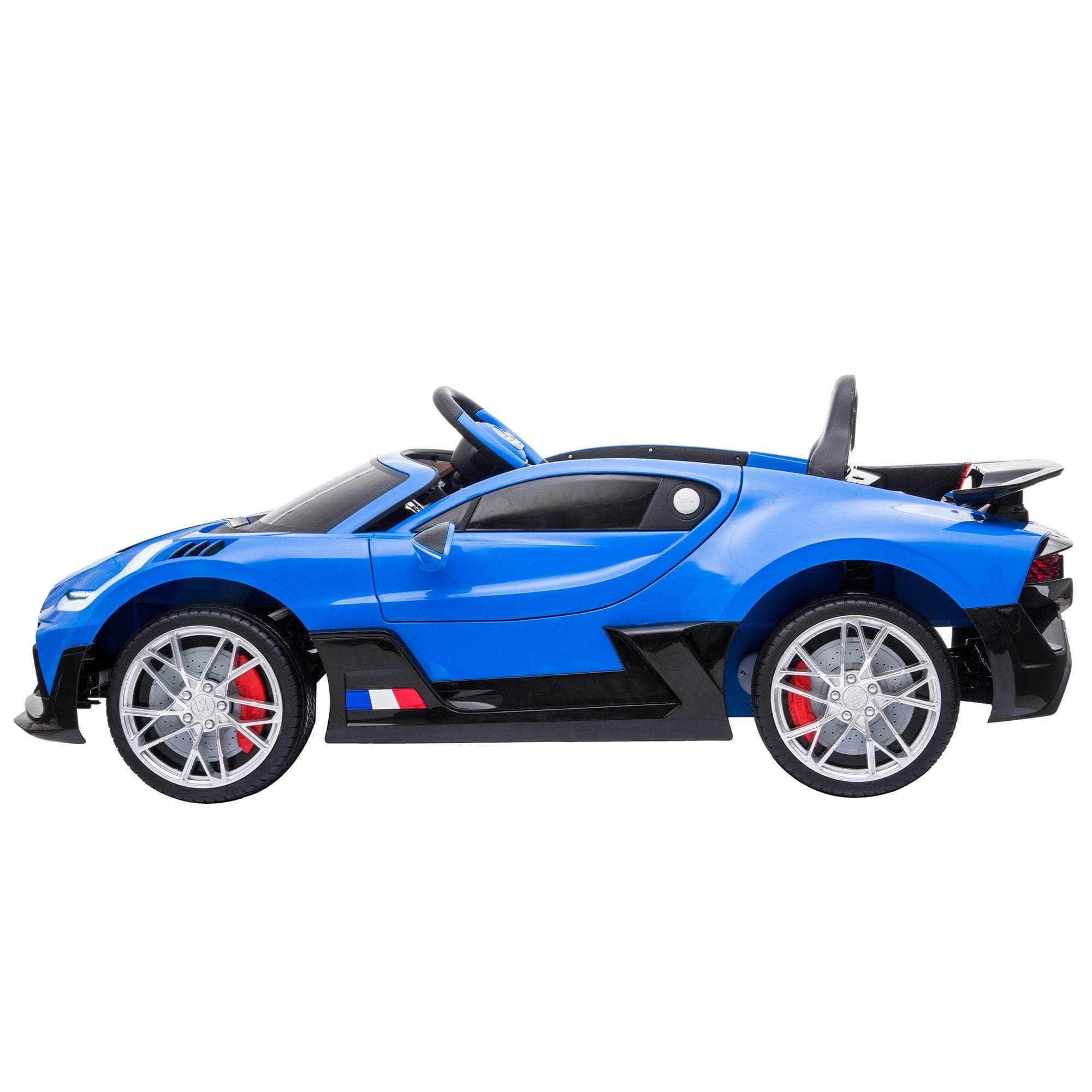 Bugatti Divo Kids Ride On Car Black/Blue/Red Edition