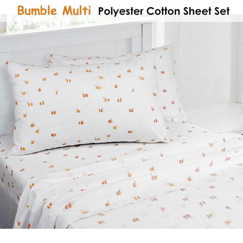 Bumble Multi Printed Sheet Set Single