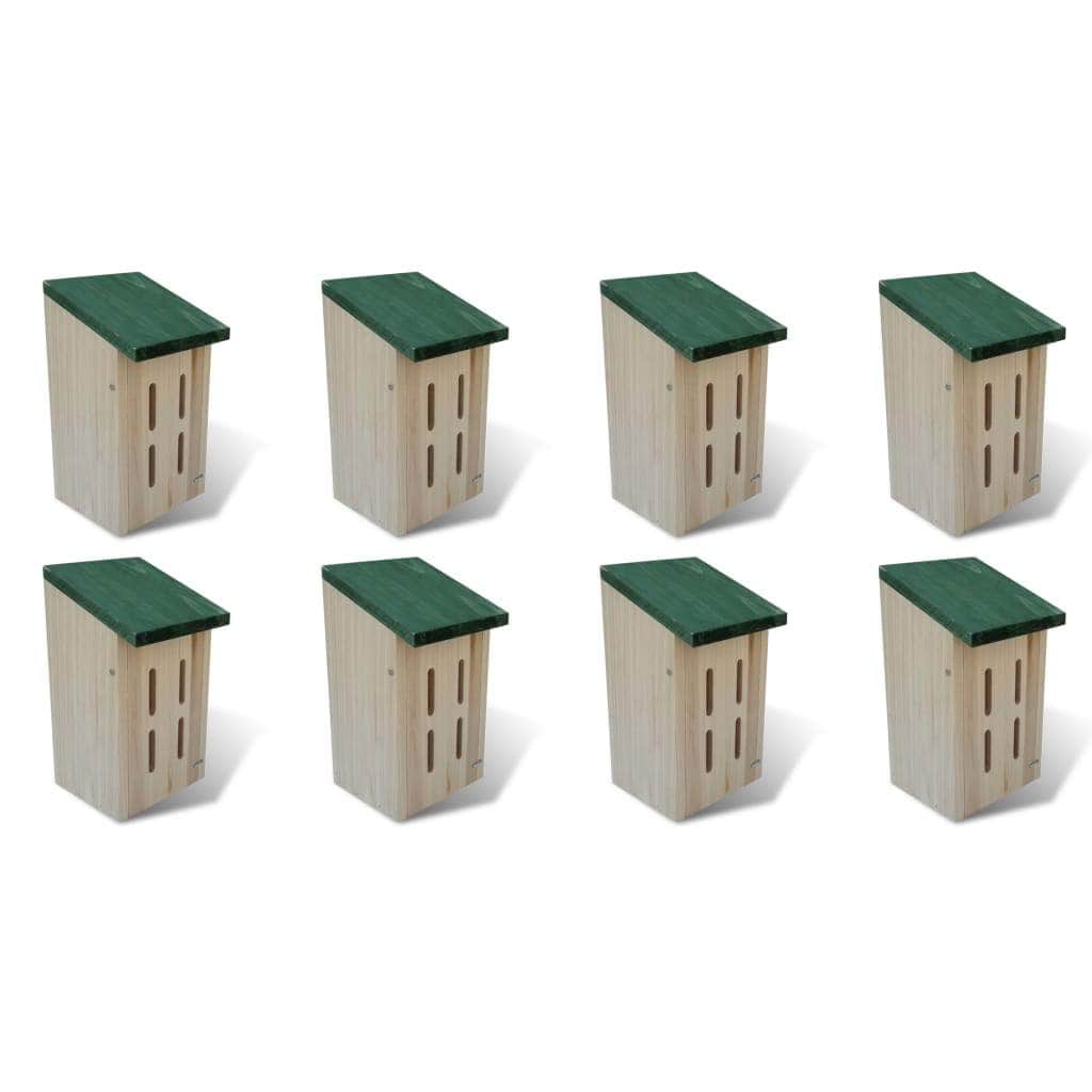 Butterfly Houses 8 pcs Wood