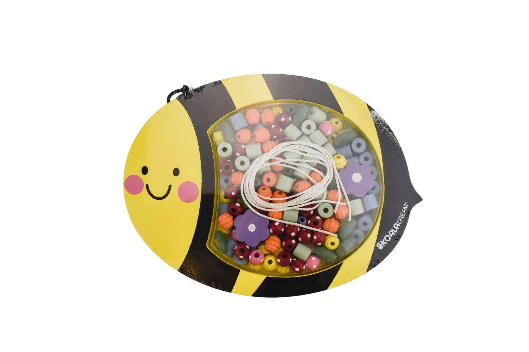 Buzzy days bead lacing bee