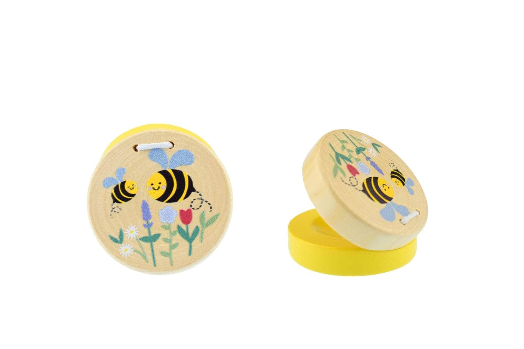 Buzzy days bee wooden castanets price for 2