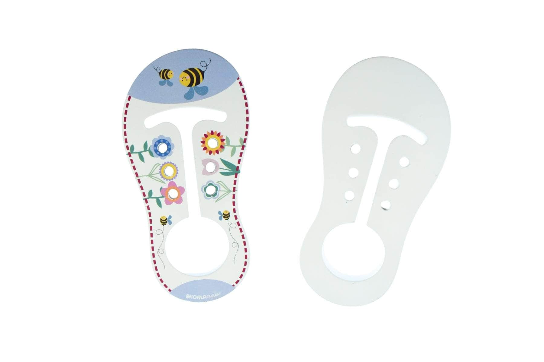 Buzzy days wooden learn to tie shoe lace (pair)