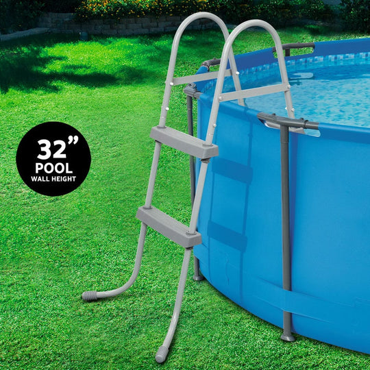 Above Ground Pool Ladder 84Cm 2-Step Removable Steps - Bestway Swimming Pools Inch